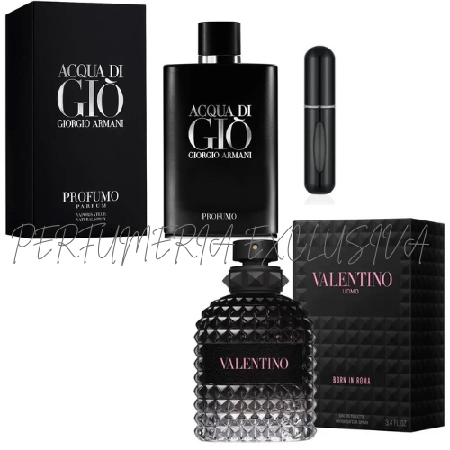 Acqua di gio + Valentino n+ perfumero