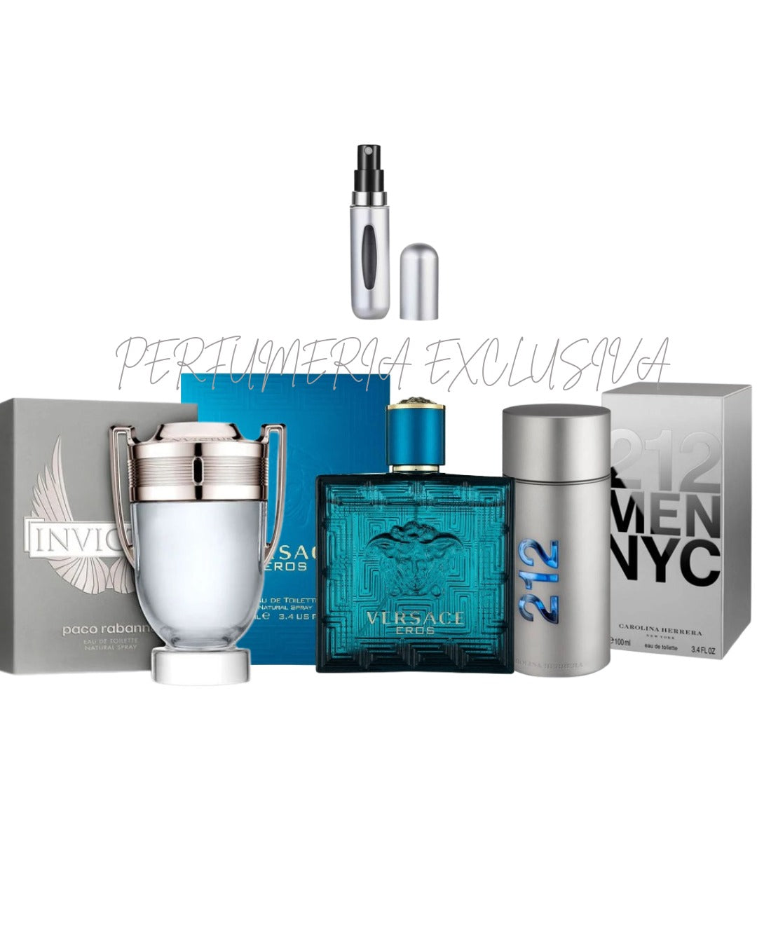 212 Men +Invictus +Versace Eros